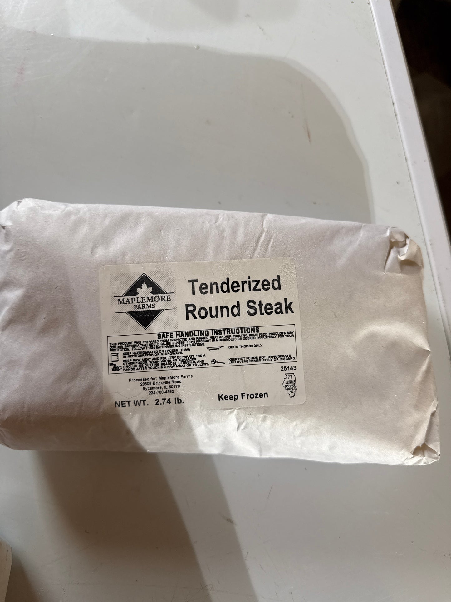 Tenderized Round Steak