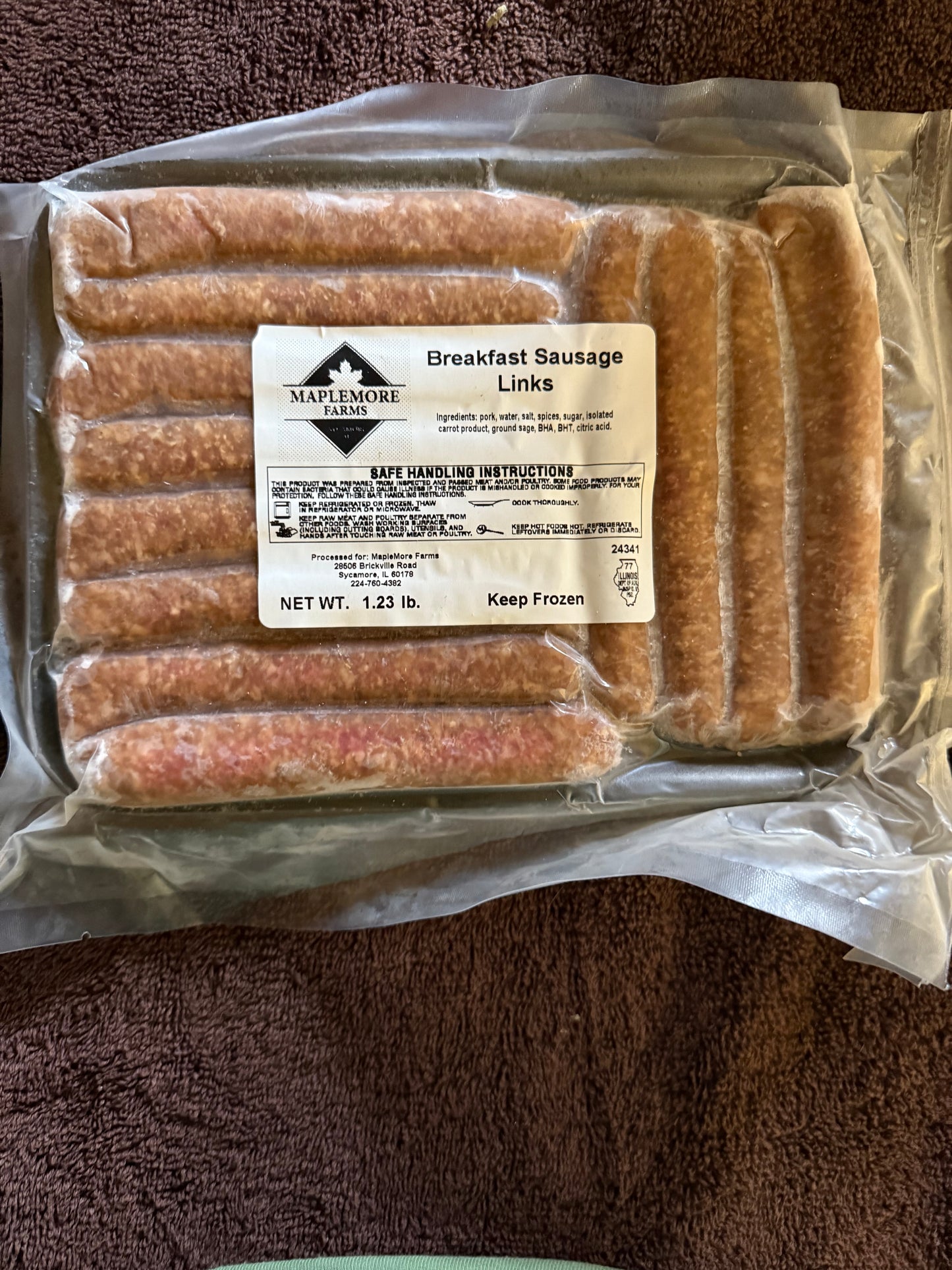 Breakfast sausage links
